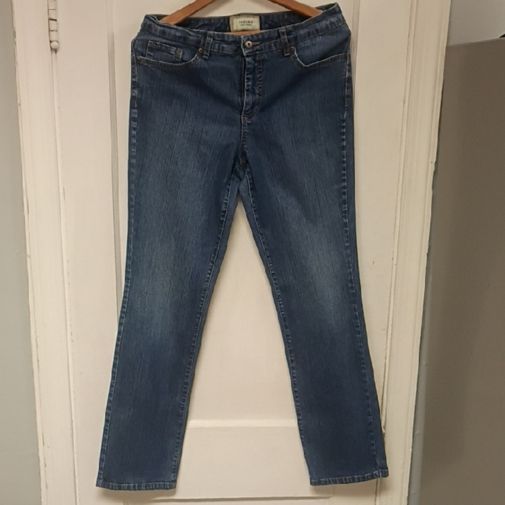 Plus-Size Blue Stretch Jeans - Classic Fit